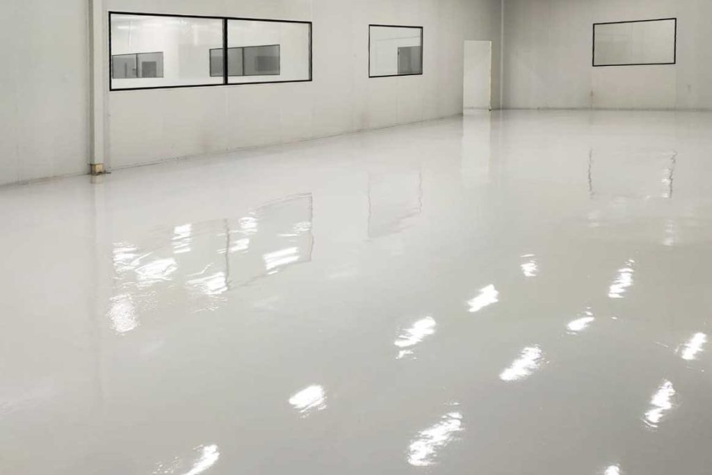 Epoxy floors in commercial and workshop environments
